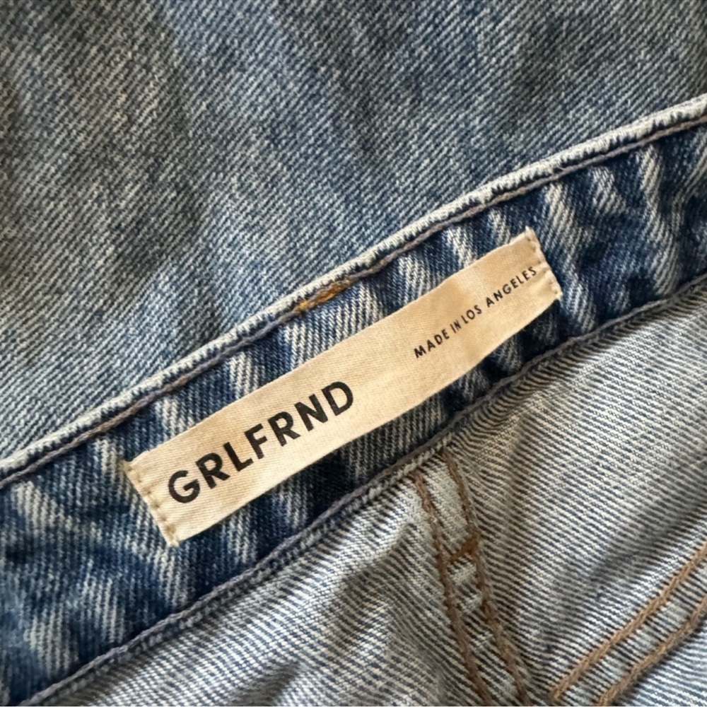 GRLFRND Karolina High Rise Straight Crop Jeans – Larchmont Wash Size 27 - Picture 9 of 11